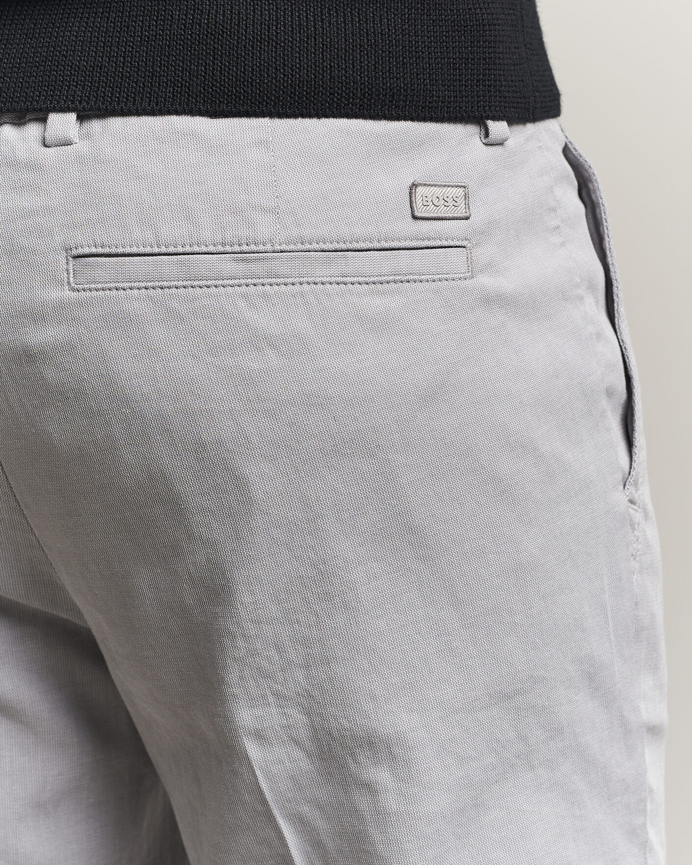 Herre | Bukser | BOSS BLACK | Kaiton Structured Chinos Silver