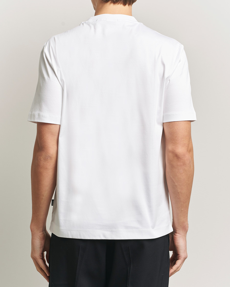 Herre | T-Shirts | BOSS BLACK | Taut Regular Fit T-Shirt White