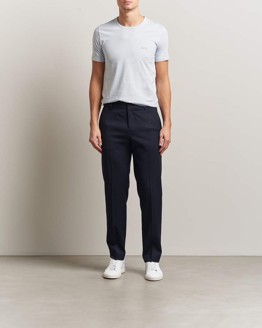 Herre | T-Shirts | BOSS BLACK | 3-Pack Crew Neck T-Shirt Green/Blue/Navy