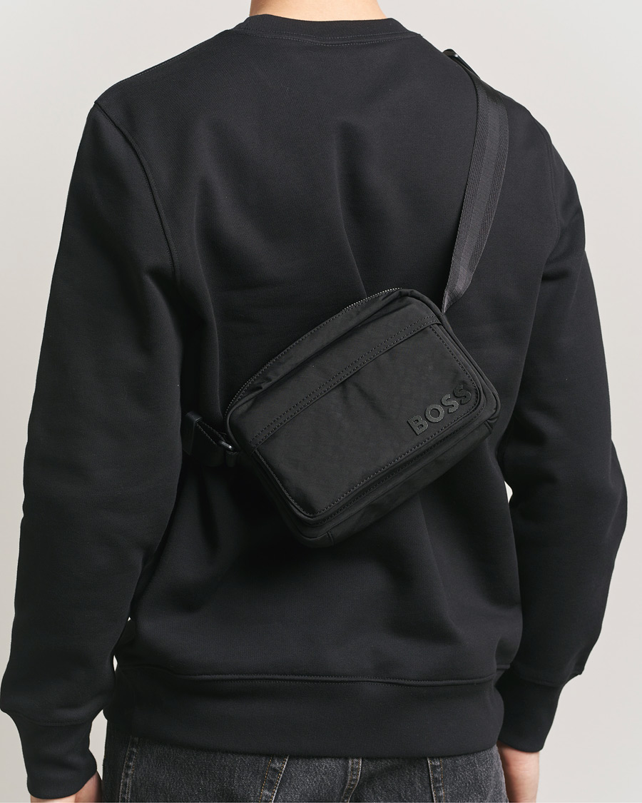 Herre | Vesker | BOSS BLACK | Catch Nylon Bum Bag Black