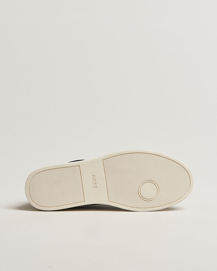 Herre | Sneakers | BOSS BLACK | Kieran Suede Sneaker Dark Blue