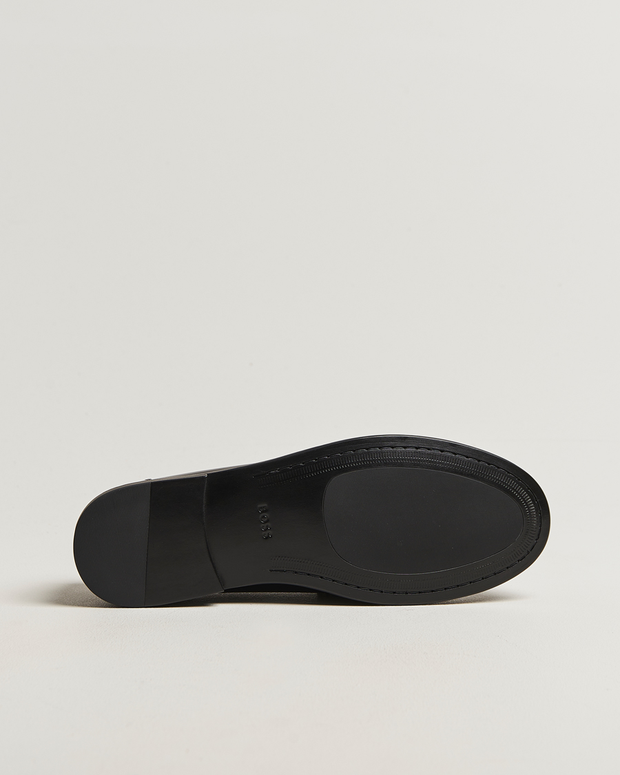 Herre | Loafers | BOSS BLACK | Tevan Leather Moccasin Black