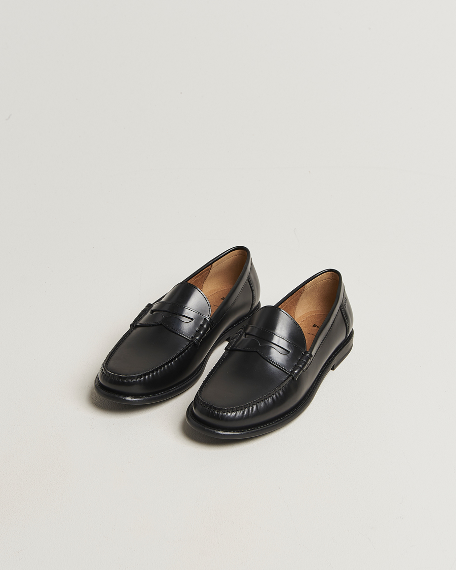 Herre | Loafers | BOSS BLACK | Tevan Leather Moccasin Black