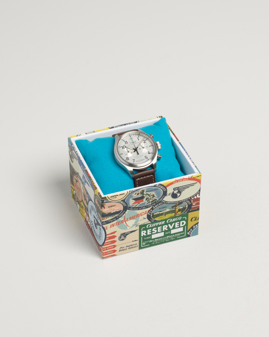 Herre | Timex Waterbury Ace Pan Chronograph 41mm Silver Dial | Timex | Waterbury Ace Pan Chronograph 41mm Silver Dial