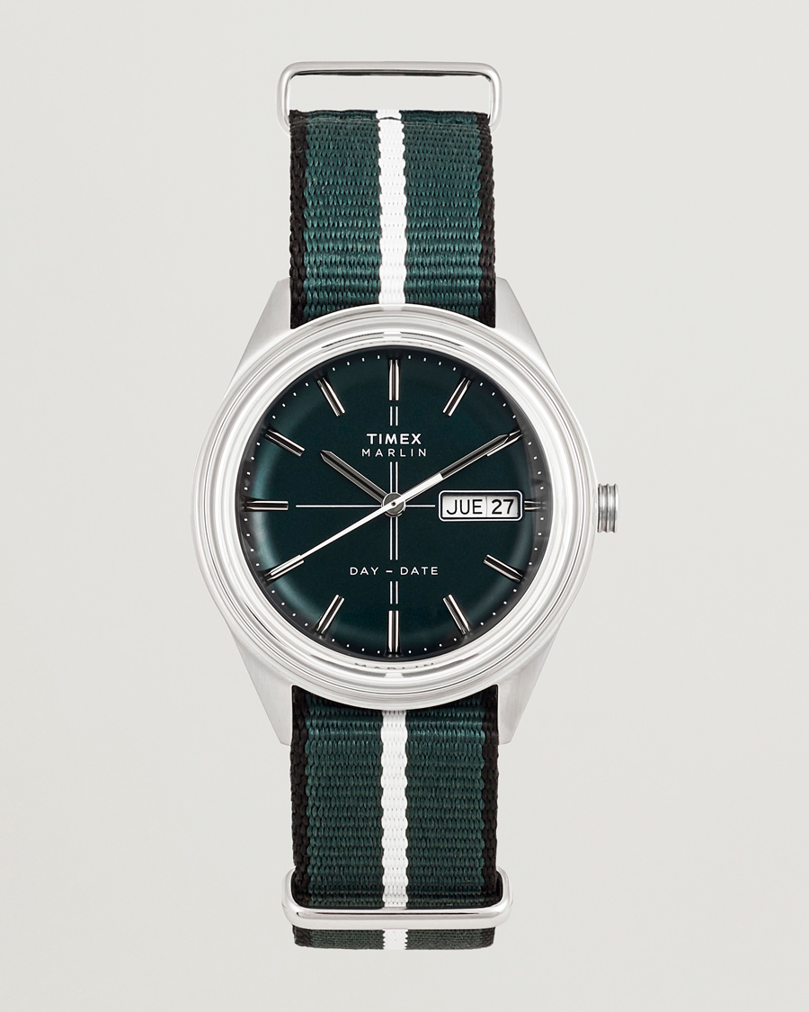 Herre | Timex Marlin Jet 3-Hand Quartz 39mm Green Dial | Timex | Marlin Jet 3-Hand Quartz 39mm Green Dial