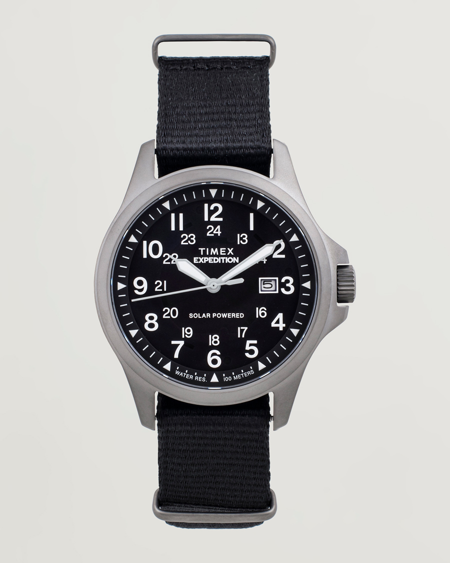 Herre | Timex Expedition Field Post Solar rPET Strap 36mm Black Dial | Timex | Expedition Field Post Solar rPET Strap 36mm Black Dial
