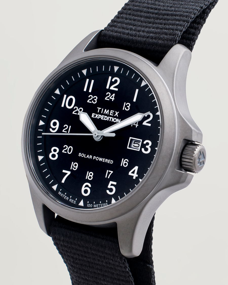 Herre | Timex Expedition Field Post Solar rPET Strap 36mm Black Dial | Timex | Expedition Field Post Solar rPET Strap 36mm Black Dial