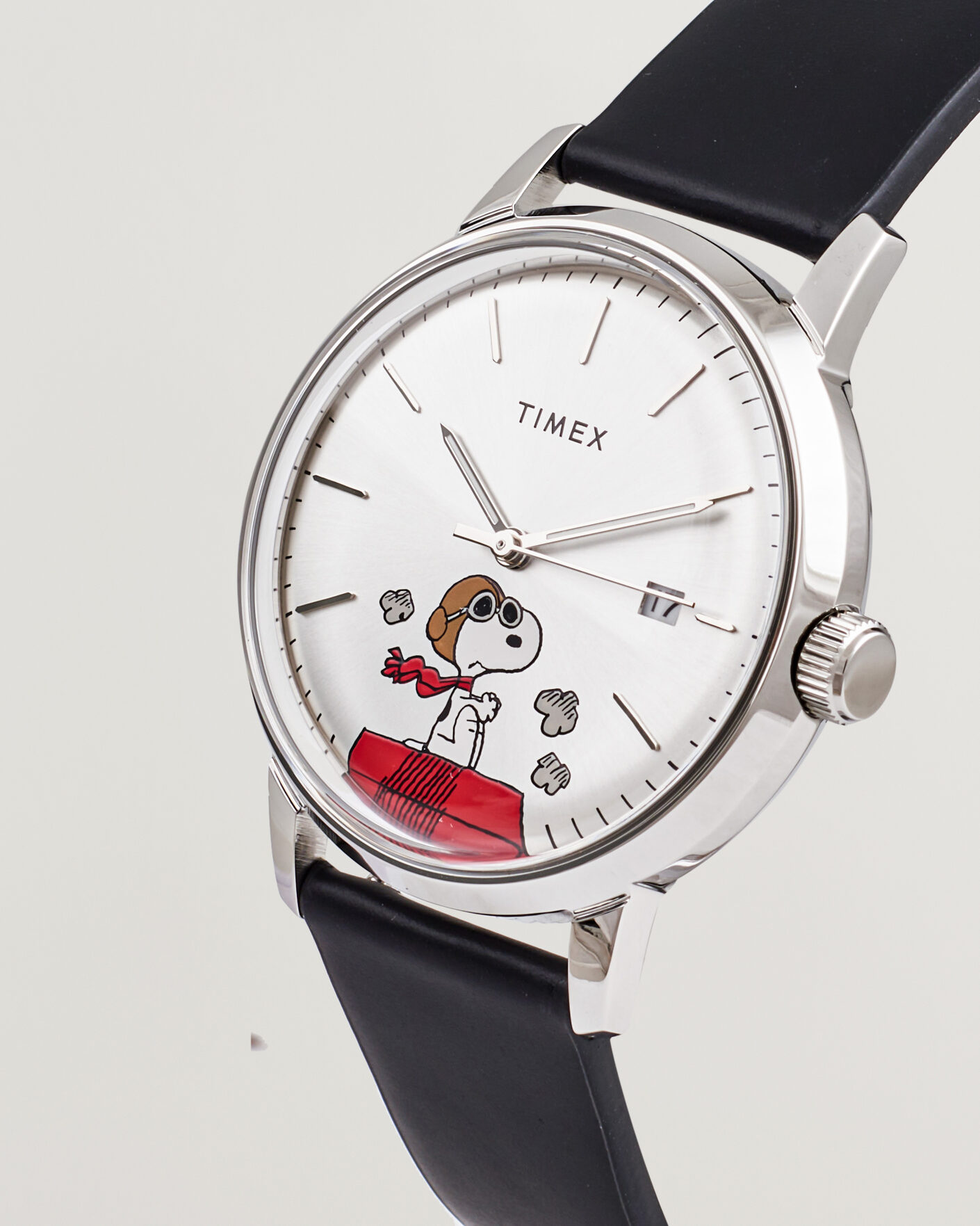 Herre | Timex Timex X Peanuts Snoopy Automatic 40mm Silver Dial | Timex | X Peanuts Snoopy Automatic 40mm Silver Dial