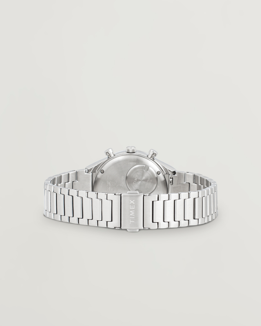 Herre | Timex Timex X Peanuts Q Chronograph Snoopy 40mm Blue Dial | Timex | X Peanuts Q Chronograph Snoopy 40mm Blue Dial