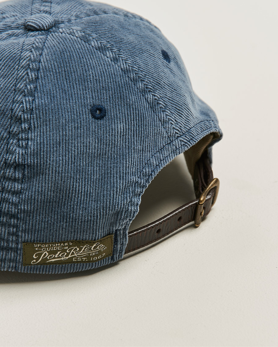 Herre | Hatter og capser | Polo Ralph Lauren | Corduroy Bill Cap Faded Navy
