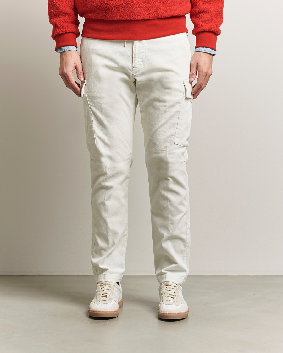 Herre | Bukser | Polo Ralph Lauren | Corduroy Cargo Pants Antique Cream