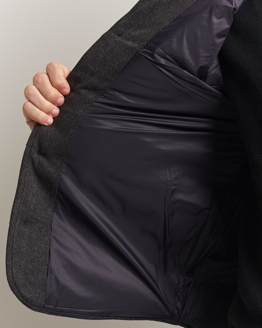 Herre | Vester | Polo Ralph Lauren | Knitted Herringbone Vest Dark Charcoal Heather