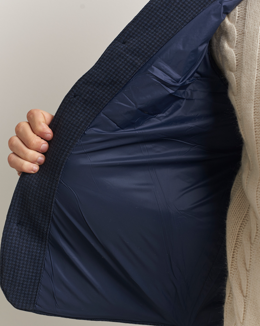 Herre | Vester | Polo Ralph Lauren | Knitted Dogtooth Vest Winter Navy Heather