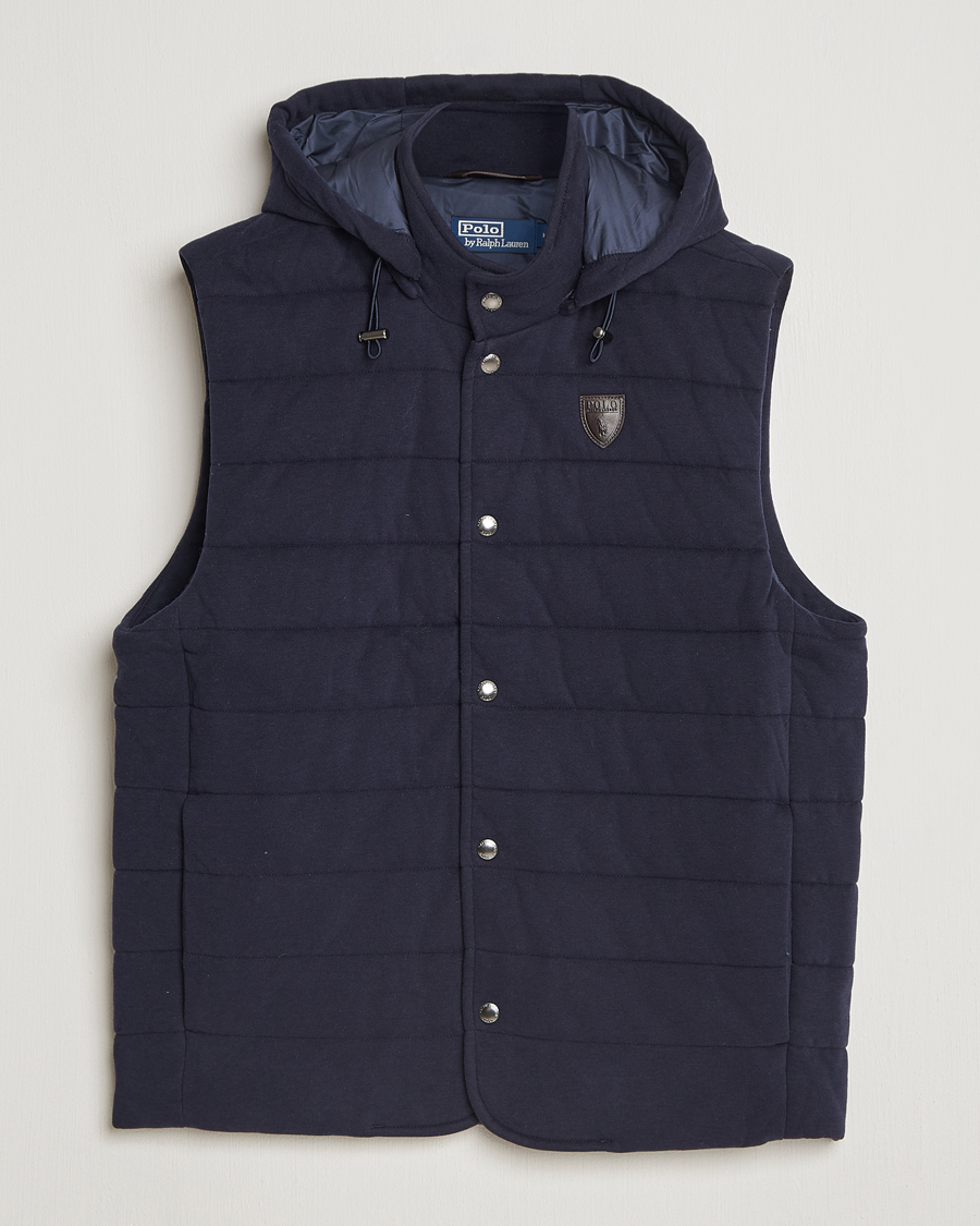 Herre | Vester | Polo Ralph Lauren | Double Knitted Vest RL Navy