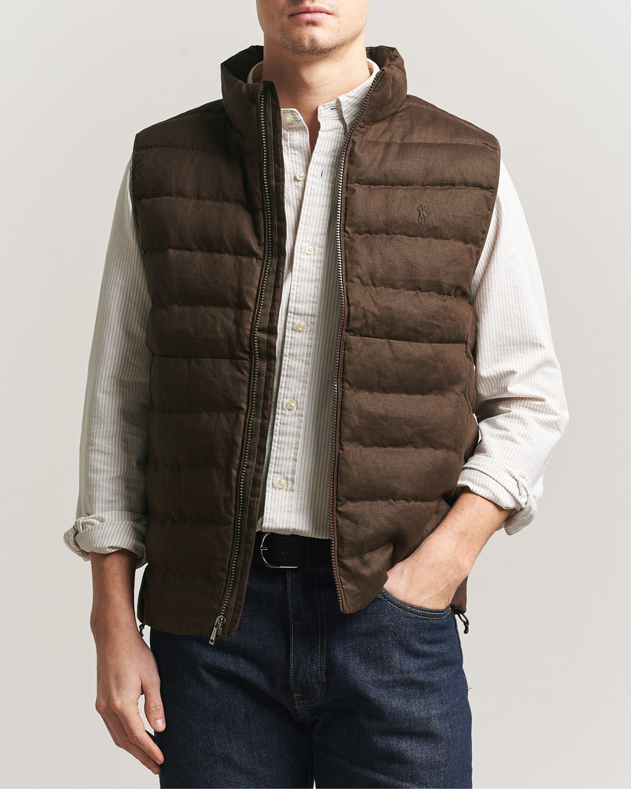 Herre | Vester | Polo Ralph Lauren | Colden Vest Nutmeg Brown