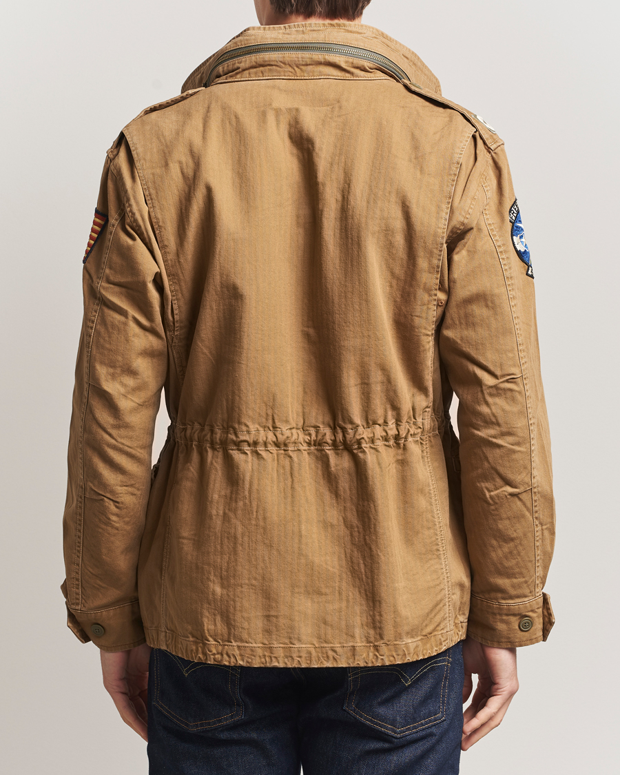 Herre | Jakker | Polo Ralph Lauren | Herringbone Field Patch Jacket Sandsurf