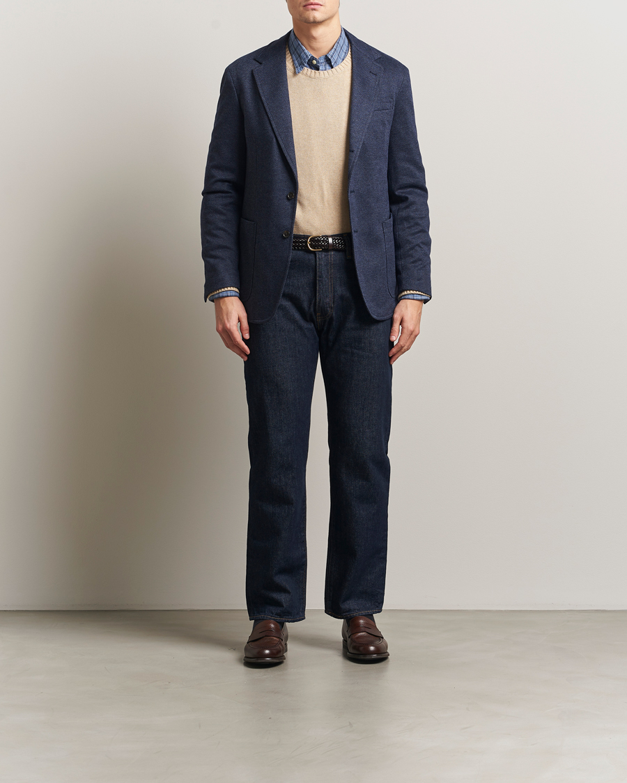 Herre | Dressjakker | Polo Ralph Lauren | Herringbone Single Breasted Sportcoat Navy Multi