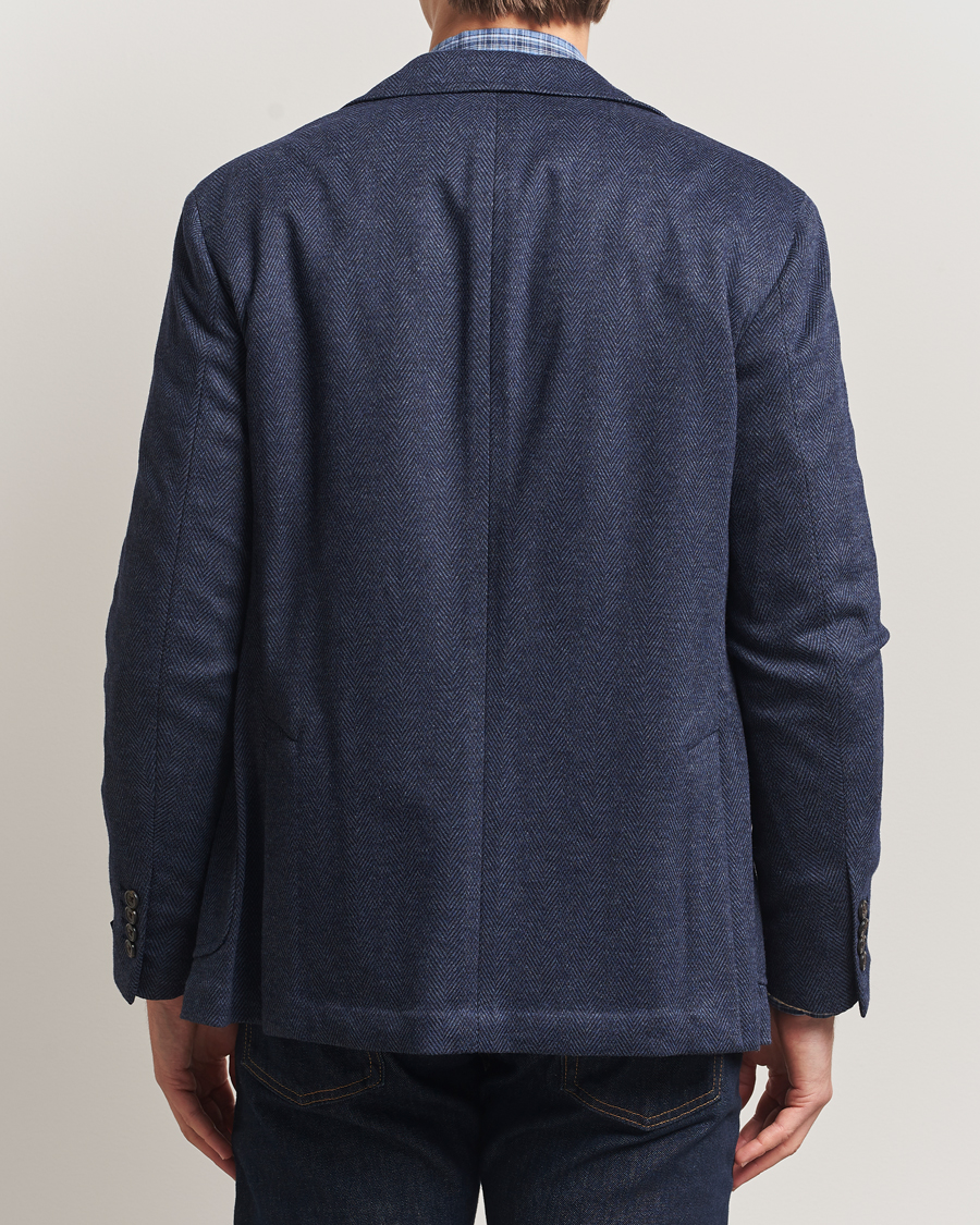 Herre | Dressjakker | Polo Ralph Lauren | Herringbone Single Breasted Sportcoat Navy Multi