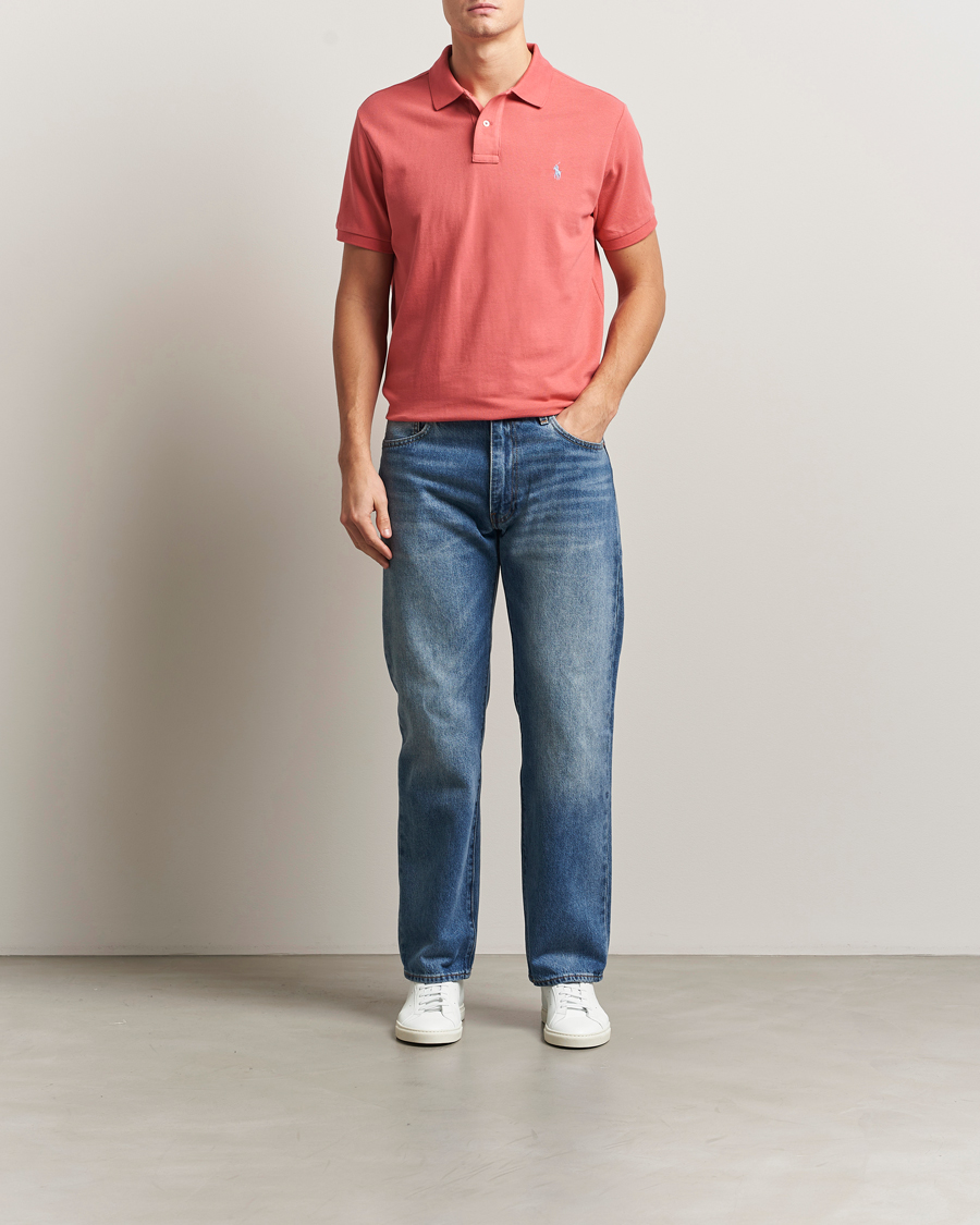 Herre | Pikéer | Polo Ralph Lauren | Custom Slim Fit Polo Red Sky
