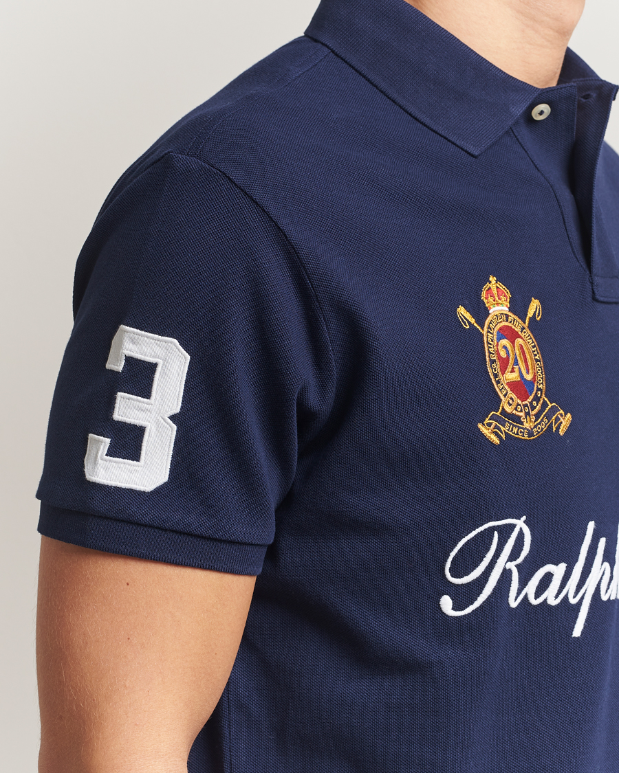Herre | Pikéer | Polo Ralph Lauren | Custom Slim Fit Big Pony Polo Cruise Navy