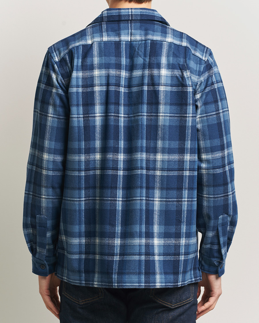 Herre | Skjorter | Polo Ralph Lauren | Plainweave Wool Pocket Shirt Blue Heather Multi