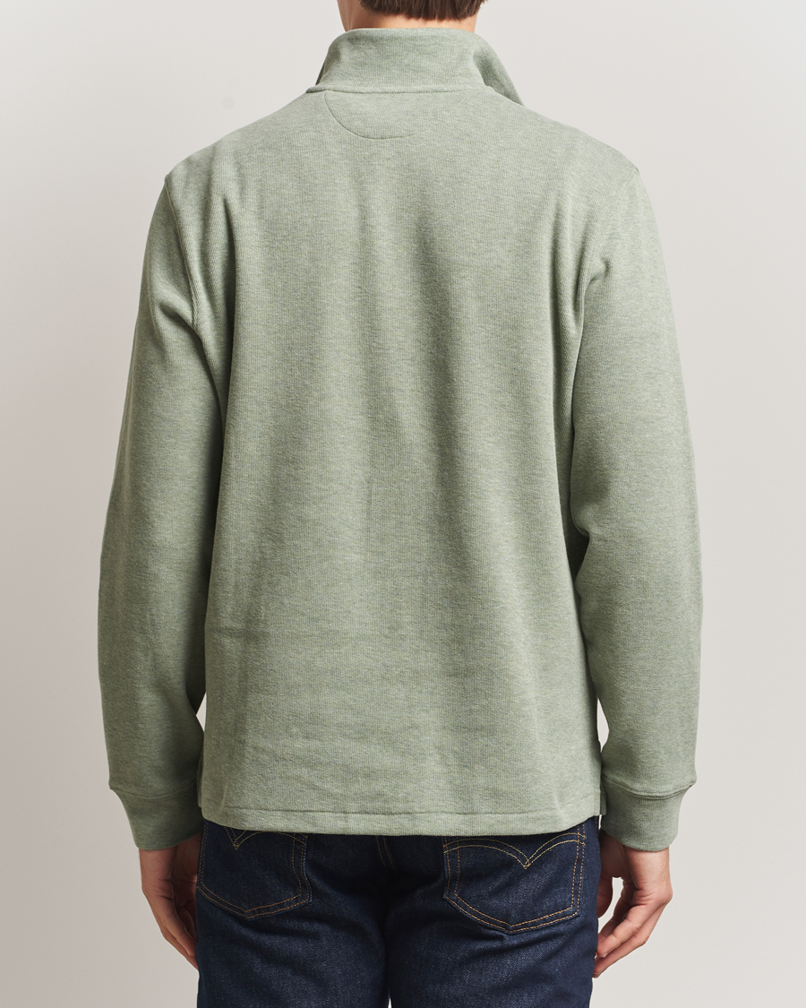 Herre | Gensere | Polo Ralph Lauren | Double Knitted Half Zip Greenery Heather