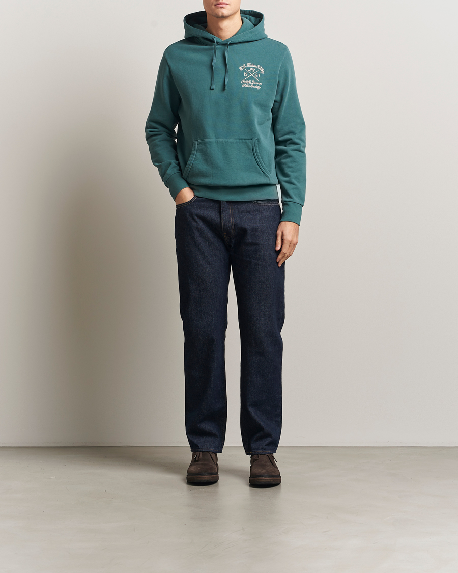 Herre | Gensere | Polo Ralph Lauren | Printed Hoodie Charter Green