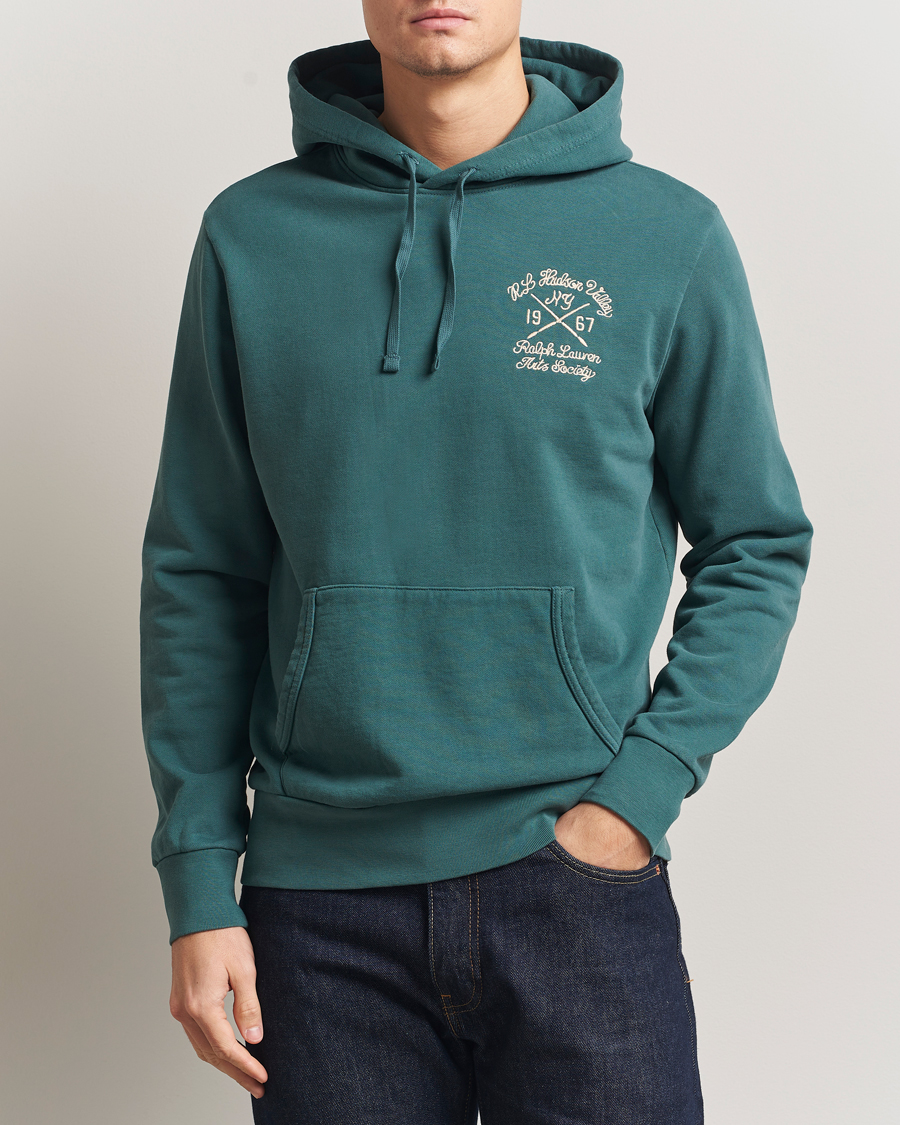 Herre | Gensere | Polo Ralph Lauren | Printed Hoodie Charter Green