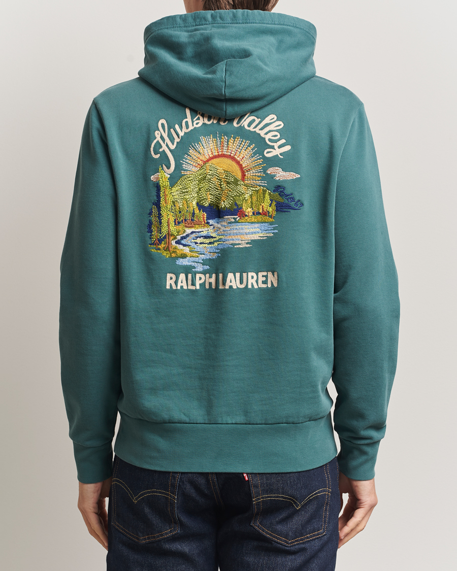 Herre | Gensere | Polo Ralph Lauren | Printed Hoodie Charter Green