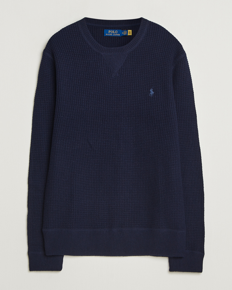 Herre | Gensere | Polo Ralph Lauren | Cotton/Wool Pullover Hunter Navy