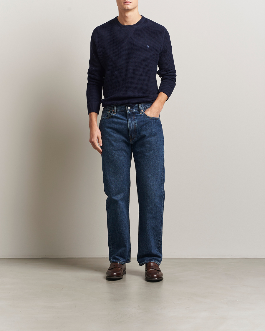 Herre | Gensere | Polo Ralph Lauren | Cotton/Wool Pullover Hunter Navy
