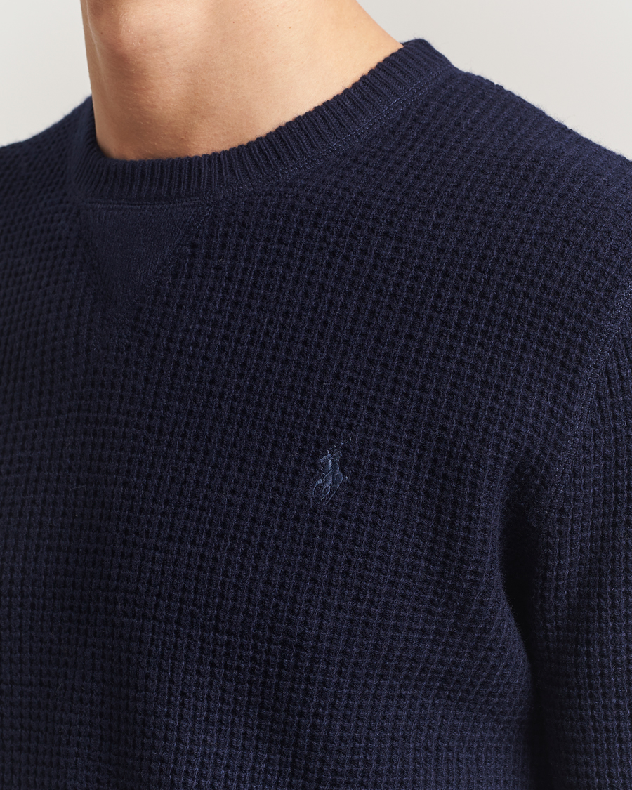 Herre | Gensere | Polo Ralph Lauren | Cotton/Wool Pullover Hunter Navy