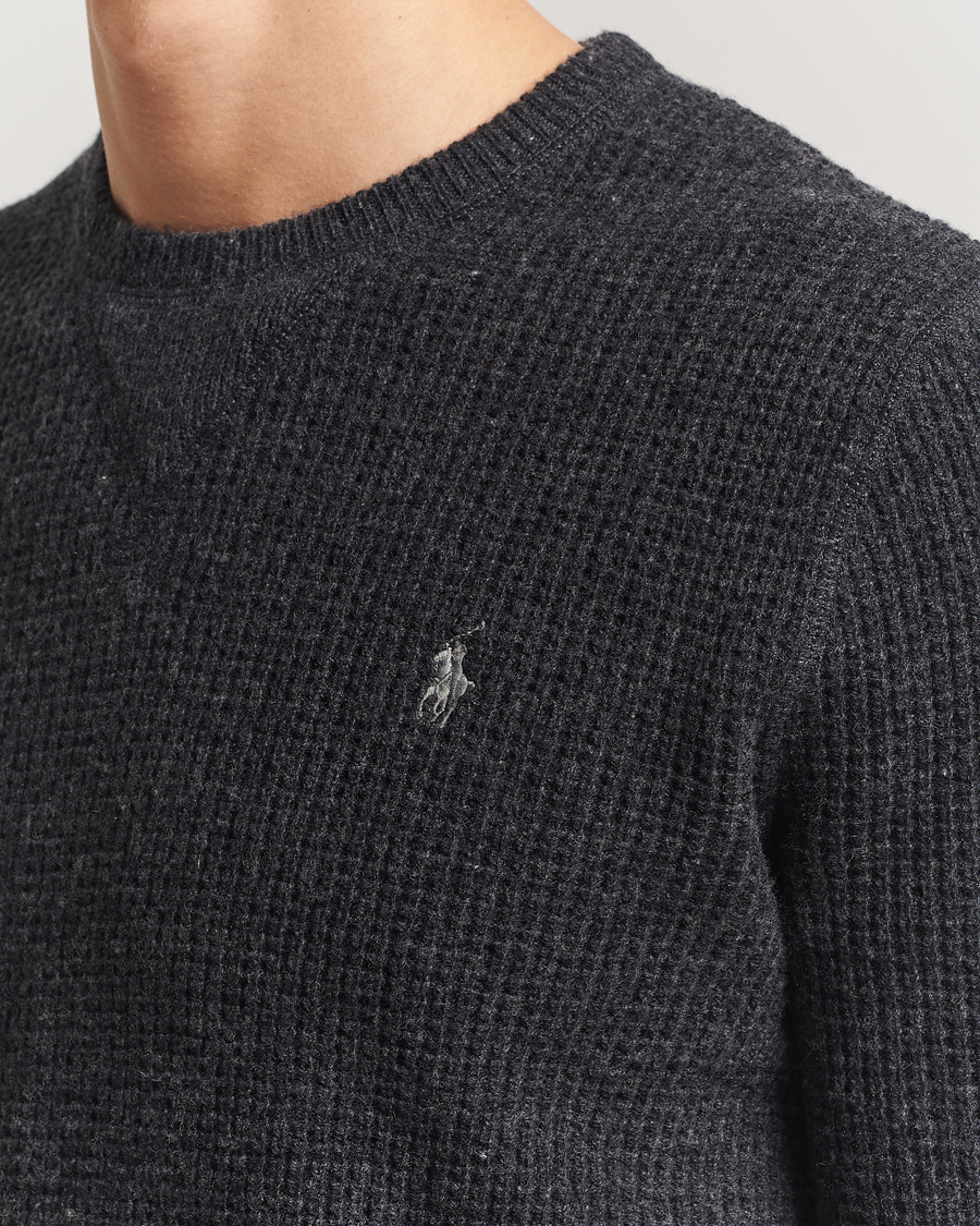 Herre | Gensere | Polo Ralph Lauren | Cotton/Wool Pullover Dark Granite Heather