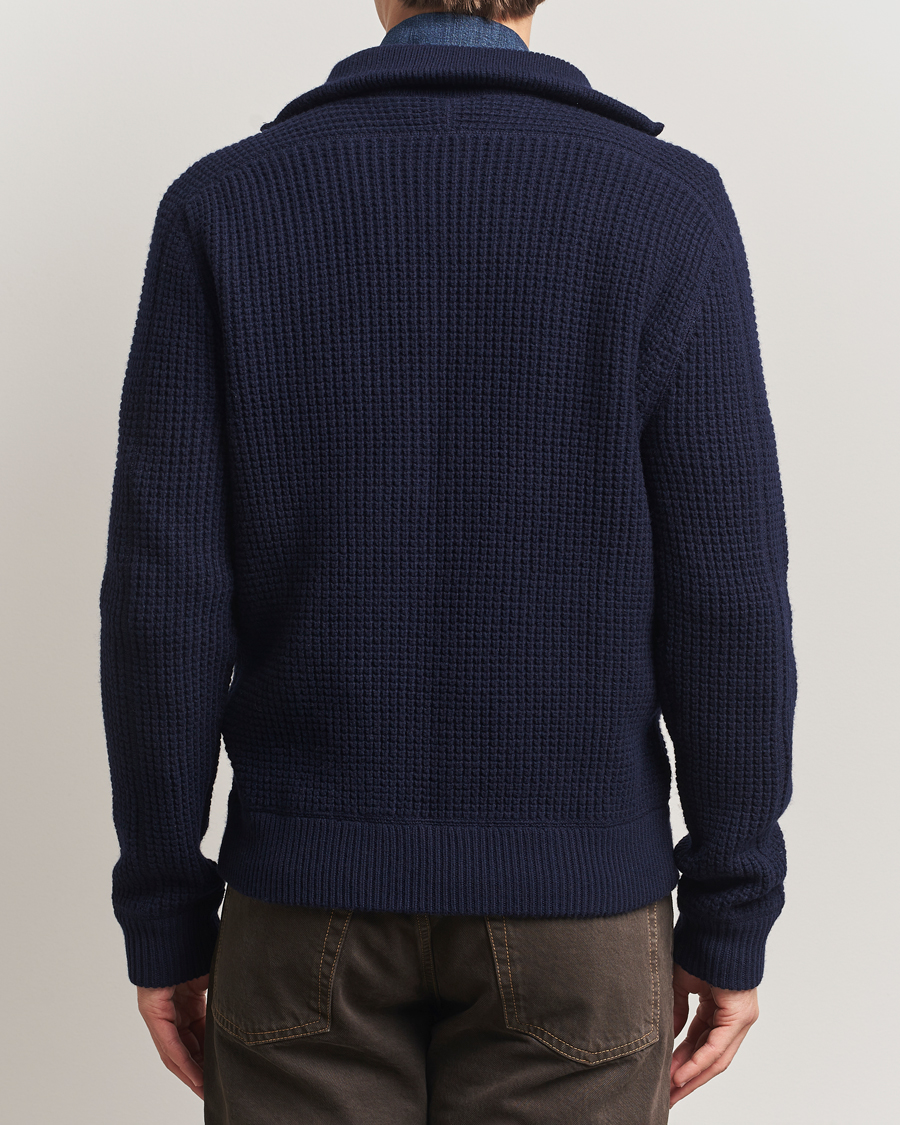 Herre | Gensere | Polo Ralph Lauren | Cotton/Wool Full Zip Hunter Navy