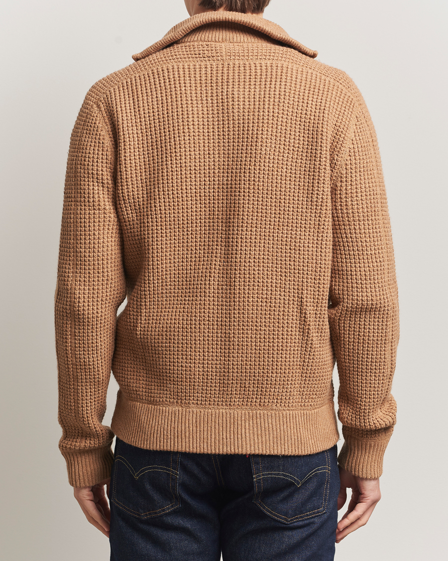 Herre | Gensere | Polo Ralph Lauren | Cotton/Wool Full Zip Brown Sugar Melange