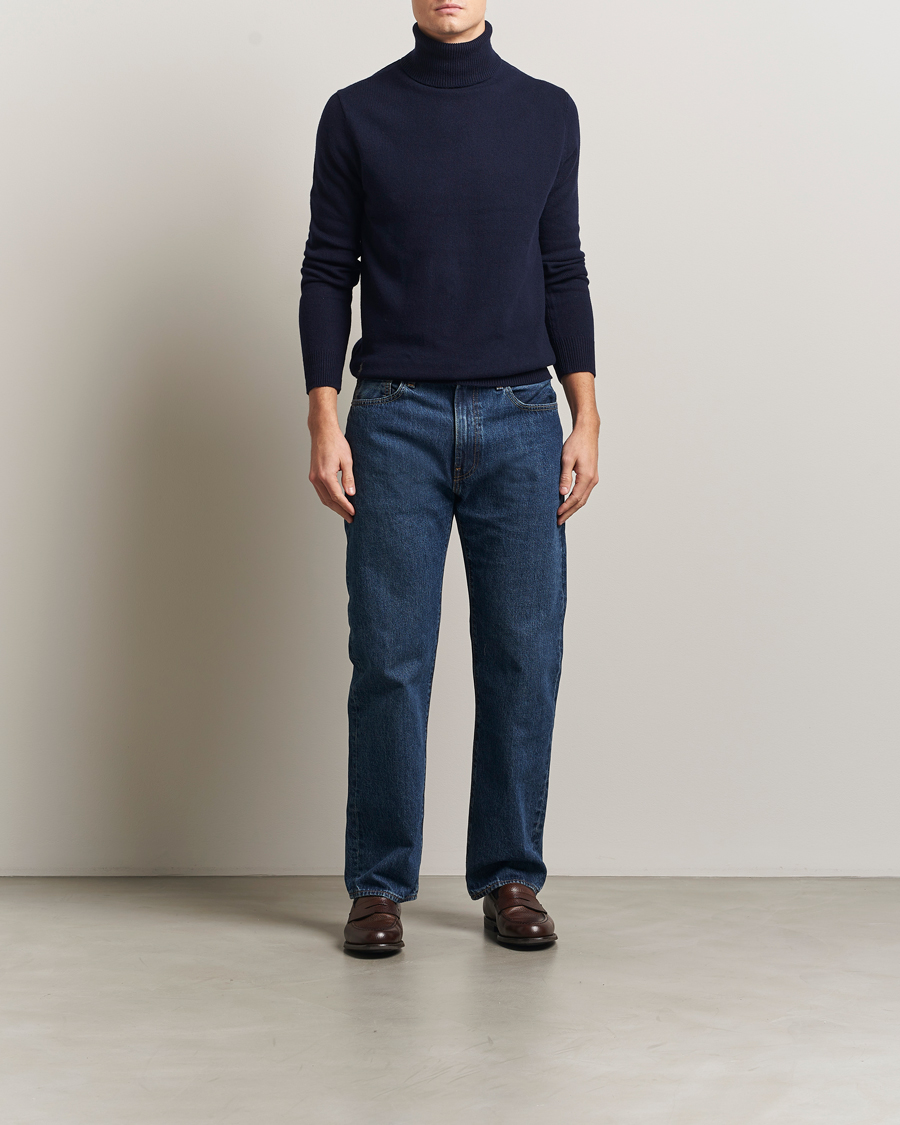 Herre | Gensere | Polo Ralph Lauren | Cotton/Wool Rollneck Hunter Navy