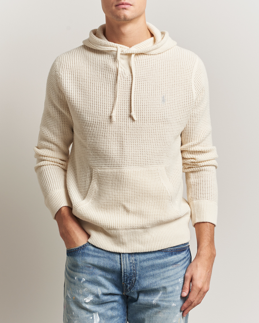 Herre | Gensere | Polo Ralph Lauren | Cotton/Wool Hoodie Andover Cream