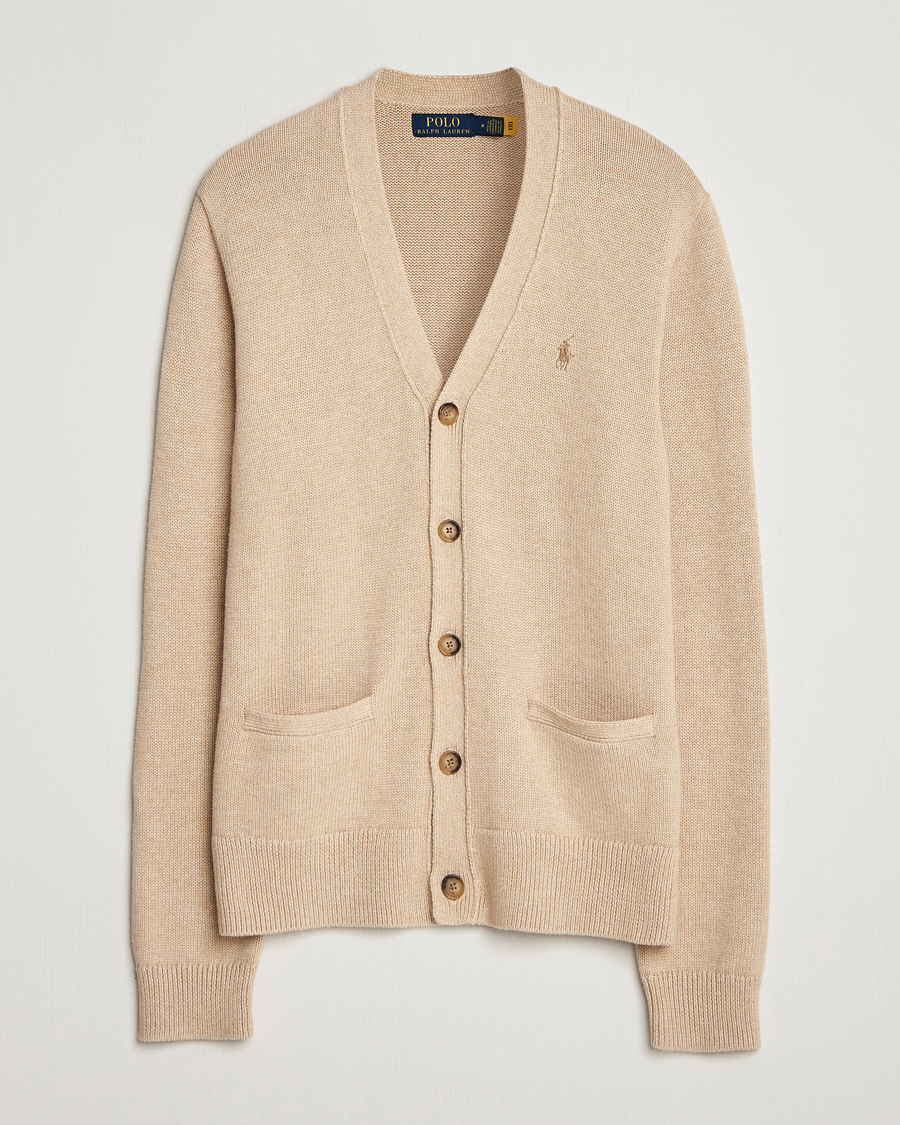 Herre | Gensere | Polo Ralph Lauren | Cotton Cardigan Dune Melange