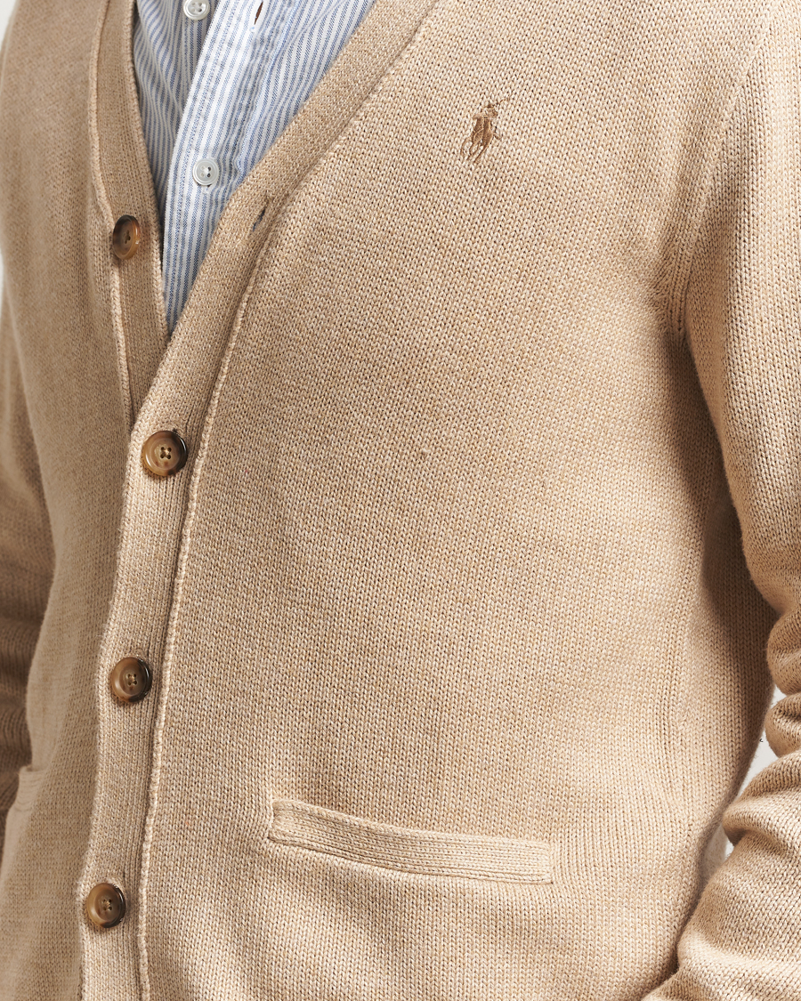 Herre | Gensere | Polo Ralph Lauren | Cotton Cardigan Dune Melange
