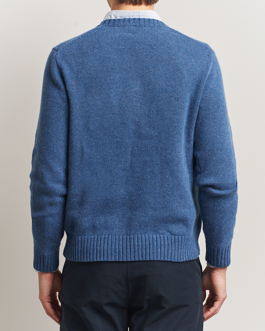 Herre | Gensere | Polo Ralph Lauren | Cotton/Wool Printed Sweater Blue Multi