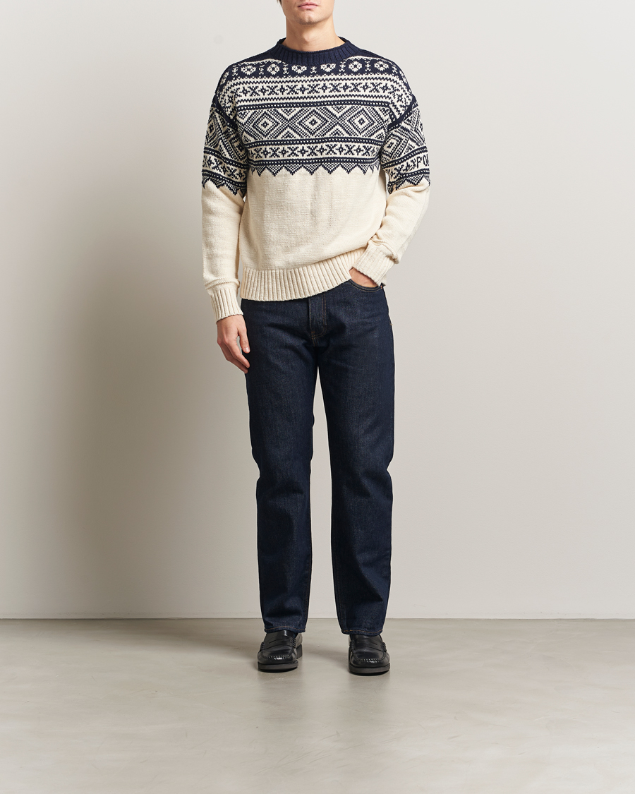 Herre | Gensere | Polo Ralph Lauren | Cotton/Cashmere Sweater Cream Combo