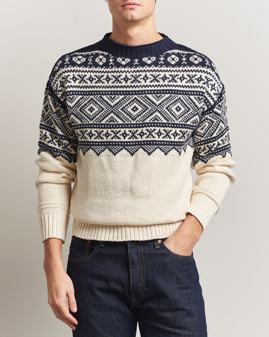 Herre | Gensere | Polo Ralph Lauren | Cotton/Cashmere Sweater Cream Combo