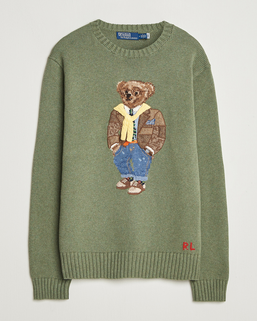 Herre | Gensere | Polo Ralph Lauren | Cotton/Cashmere Bear Sweater Lovette Heather