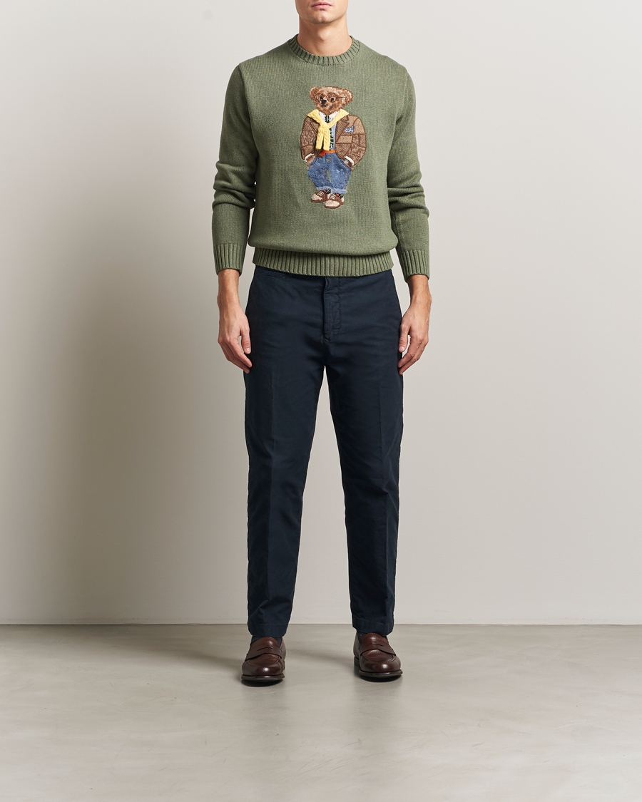 Herre | Gensere | Polo Ralph Lauren | Cotton/Cashmere Bear Sweater Lovette Heather
