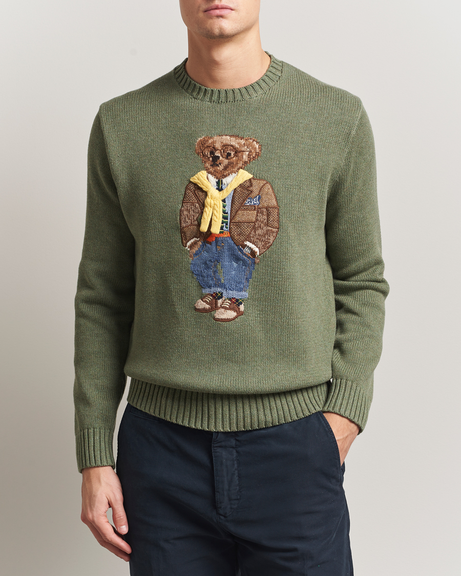Herre | Gensere | Polo Ralph Lauren | Cotton/Cashmere Bear Sweater Lovette Heather