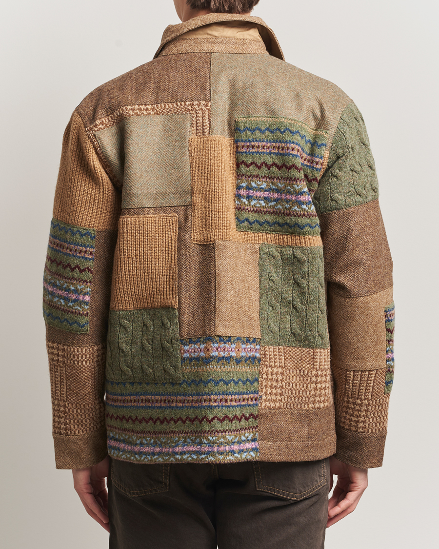 Herre | Gensere | Polo Ralph Lauren | Wool Blend Cardigan Tan Multi