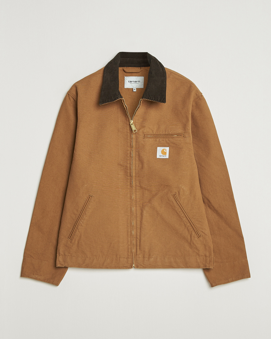 Carhartt WIP Detroit Jacket Dearborn Canvas Hamilton Brown hos