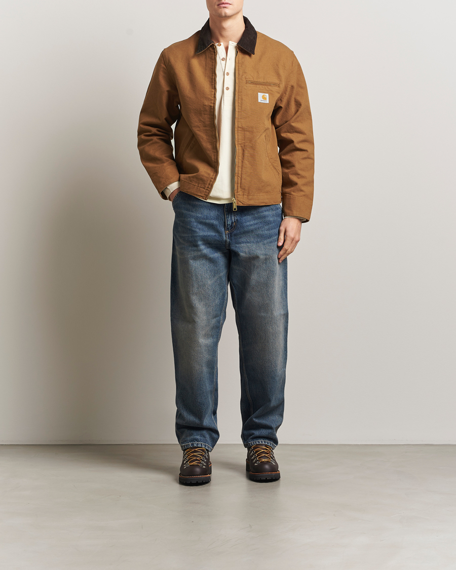 Carhartt WIP Detroit Jacket Dearborn Canvas Hamilton Brown hos
