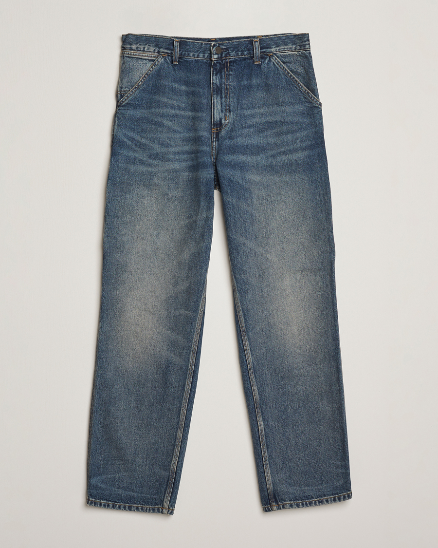 Herre | Skjorter | Carhartt WIP | Single Knee Pants Worn Used Wash