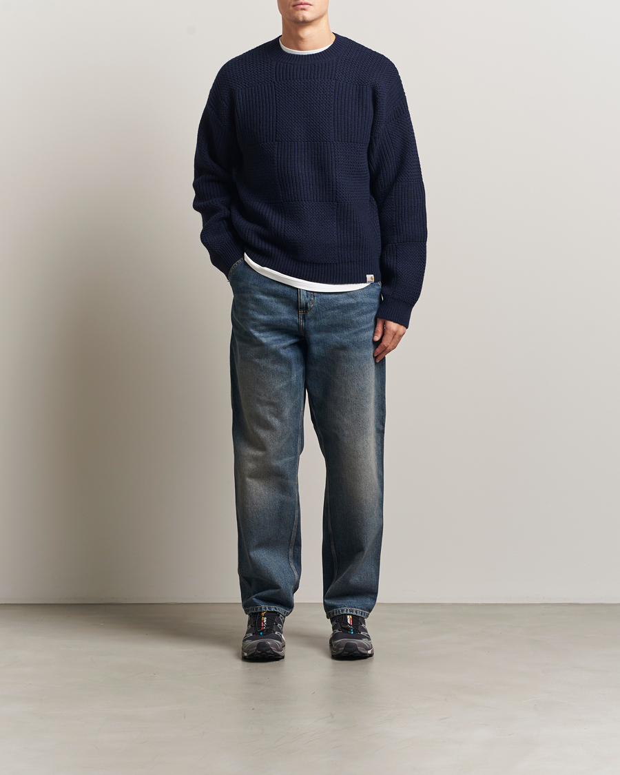 Herre | Gensere | Carhartt WIP | Bishop Knitted Sweater Dark Navy